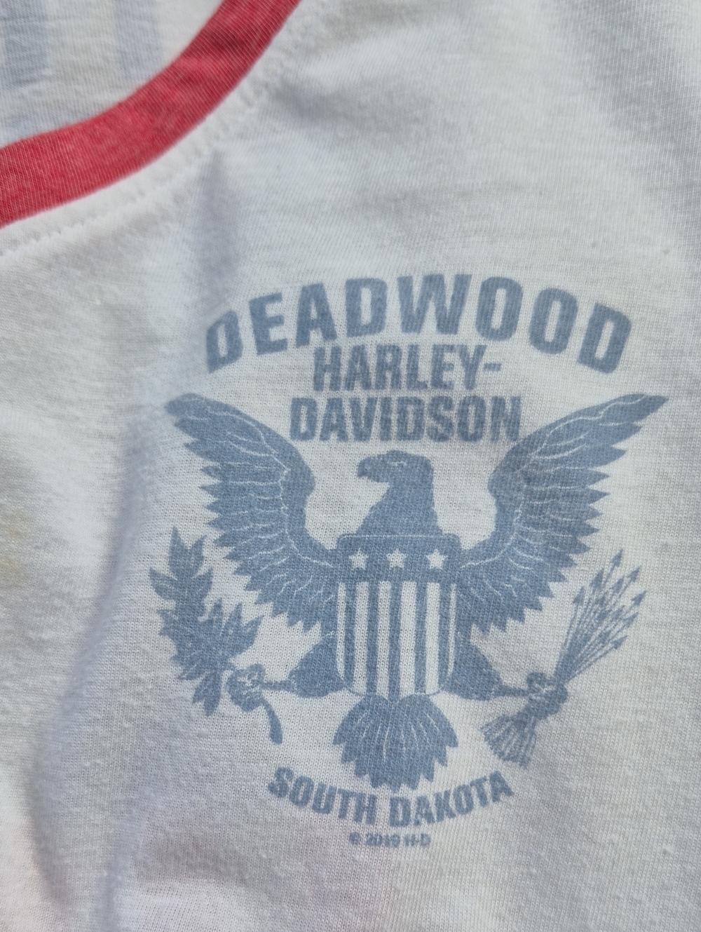 LADIES HARLEY DAVIDSON 2019 STURGIS DEADWOOD TEE - Picture 2 of 8